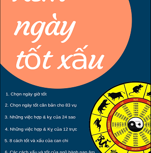 Xem Ngày Tốt Xấu Chọn Ngày Tốt Căn Bản Cho 83 Vụ