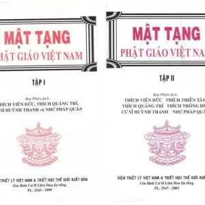 Mật Tạng Phật Giáo Việt Nam (2 Tập) - Thích Viên Đức, Thích Thiền Tâm,  Thích Quảng Trí, Thích Thông Đức,  Cư sĩ Huyền Thanh